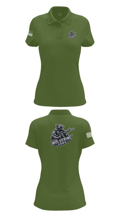 Wolverine Arms 65680976 Women's Short Sleeve Performance Polo  - 25