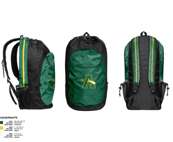 Gear Bag, Amherst Steele Comets Girls Tennis, Tennis, Teamtime, Team time, sublimation, custom sports apparel, team uniforms, spirit wear, spiritwear, sports uniforms, custom shirts, team store, custom team store, fundraiser sports, apparel fundraiser