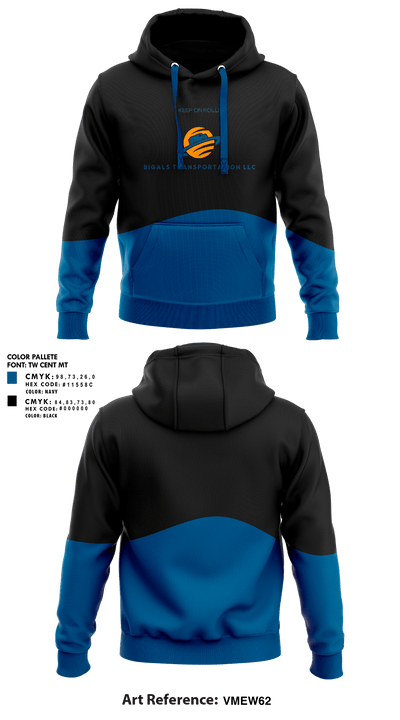 BigAls transportation llc 94637342 Hoodie - 3