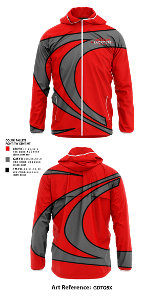 Windbreaker, McLean Lacrosse, Men's Lacrosse, Teamtime, Team time, sublimation, custom sports apparel, team uniforms, spirit wear, spiritwear, sports uniforms, custom shirts, team store, custom team store, fundraiser sports, apparel fundraiser