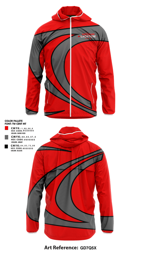 Windbreaker, McLean Lacrosse, Men's Lacrosse, Teamtime, Team time, sublimation, custom sports apparel, team uniforms, spirit wear, spiritwear, sports uniforms, custom shirts, team store, custom team store, fundraiser sports, apparel fundraiser