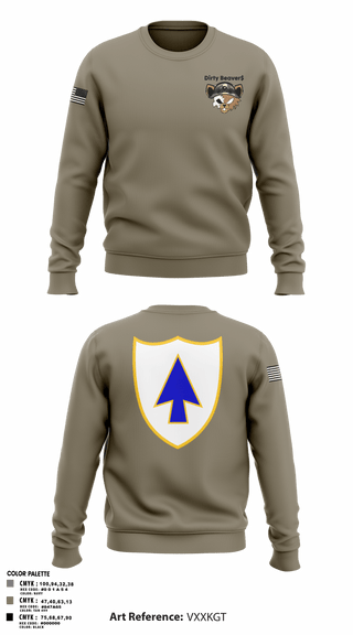 Crew Neck Sweatshirt, Dirty Beaver$, , Teamtime, Team time, sublimation, custom sports apparel, team uniforms, spirit wear, spiritwear, sports uniforms, custom shirts, team store, custom team store, fundraiser sports, apparel fundraiser