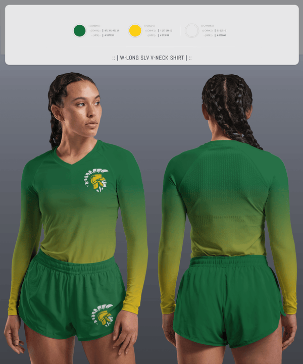 Womens Long Sleeve Vneck Shirt, Alexander Trojans Baseball, Baseball, Teamtime, Team time, sublimation, custom sports apparel, team uniforms, spirit wear, spiritwear, sports uniforms, custom shirts, team store, custom team store, fundraiser sports, apparel fundraiser