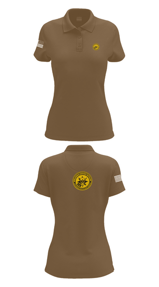 Womens Short Sleeve Performance Polo, Battlespace Surveillance Company, , Teamtime, Team time, sublimation, custom sports apparel, team uniforms, spirit wear, spiritwear, sports uniforms, custom shirts, team store, custom team store, fundraiser sports, apparel fundraiser