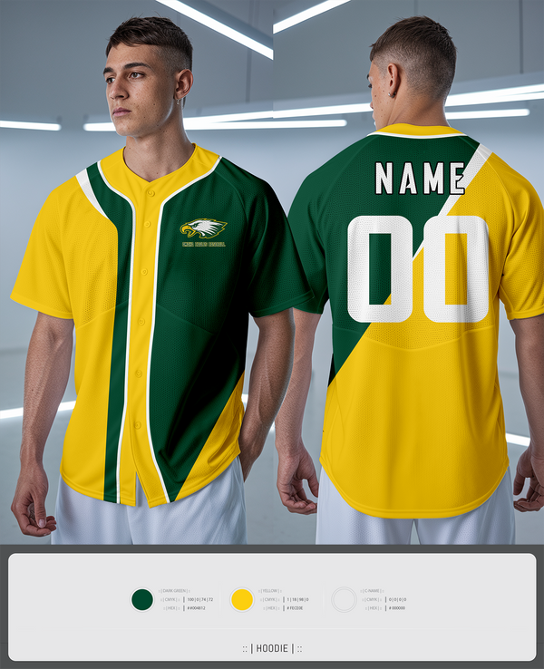 Full Button Baseball Jersey, Omaha Eagles Baseball, Baseball, Teamtime, Team time, sublimation, custom sports apparel, team uniforms, spirit wear, spiritwear, sports uniforms, custom shirts, team store, custom team store, fundraiser sports, apparel fundraiser
