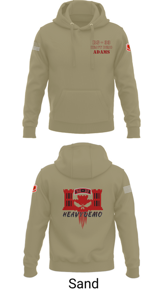 Hoodie, CESD Bravo 35th Engineer Battalion, , Teamtime, Team time, sublimation, custom sports apparel, team uniforms, spirit wear, spiritwear, sports uniforms, custom shirts, team store, custom team store, fundraiser sports, apparel fundraiser