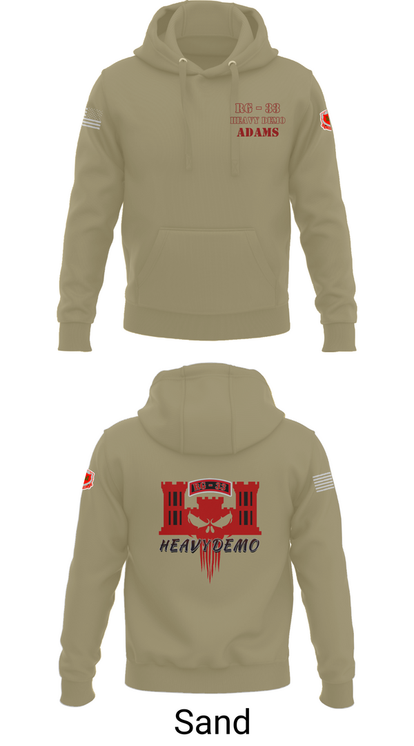 Hoodie, CESD Bravo 35th Engineer Battalion, , Teamtime, Team time, sublimation, custom sports apparel, team uniforms, spirit wear, spiritwear, sports uniforms, custom shirts, team store, custom team store, fundraiser sports, apparel fundraiser