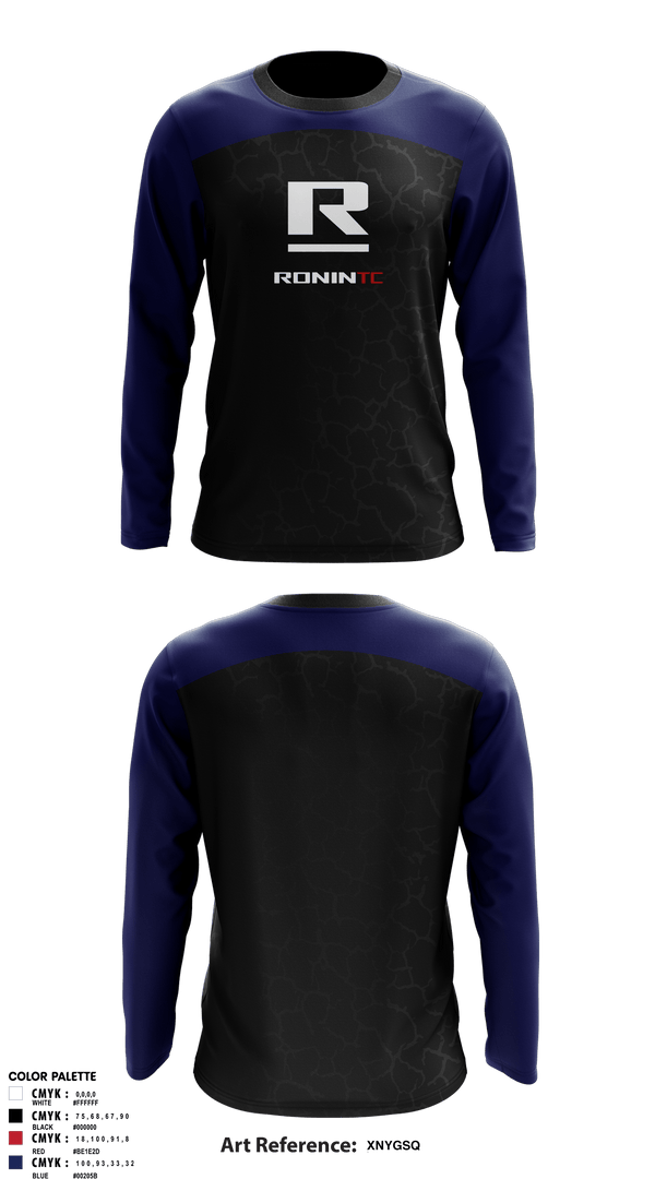 Long Sleeve Rash Guard Shirt, Ronin TC, , Teamtime, Team time, sublimation, custom sports apparel, team uniforms, spirit wear, spiritwear, sports uniforms, custom shirts, team store, custom team store, fundraiser sports, apparel fundraiser