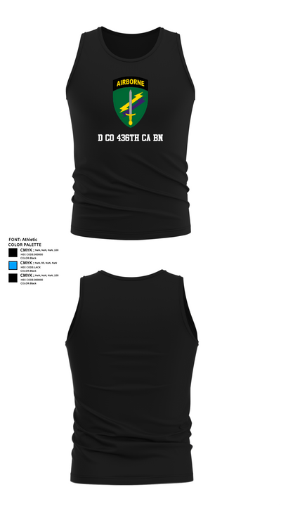 D Co 436th CA BN 62553628 Tank Top - 39