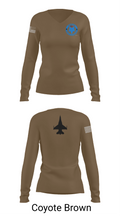 169th Maintenance Squadron 8743649 Women's Long Sleeve V-neck Shirt - 17