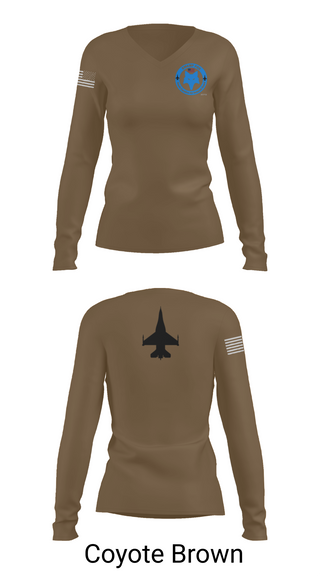 Womens Long Sleeve Vneck Shirt, 169th Maintenance Squadron, , Teamtime, Team time, sublimation, custom sports apparel, team uniforms, spirit wear, spiritwear, sports uniforms, custom shirts, team store, custom team store, fundraiser sports, apparel fundraiser