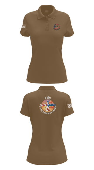 Womens Short Sleeve Performance Polo, , Air Force, Teamtime, Team time, sublimation, custom sports apparel, team uniforms, spirit wear, spiritwear, sports uniforms, custom shirts, team store, custom team store, fundraiser sports, apparel fundraiser