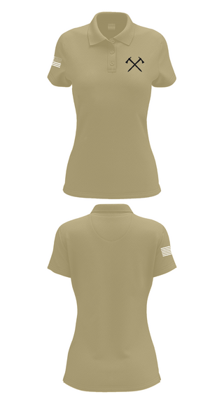 Womens Short Sleeve Performance Polo, 1310, Army, Teamtime, Team time, sublimation, custom sports apparel, team uniforms, spirit wear, spiritwear, sports uniforms, custom shirts, team store, custom team store, fundraiser sports, apparel fundraiser