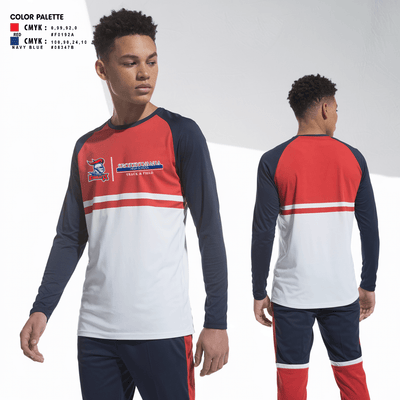 Spotsylvania High School Track & Field Long Sleeve Performance Shirt 1 (1)