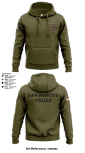 San Marcos Police Drone Unit 43960495 Hoodie - 1
