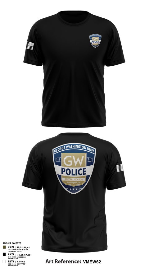 Old School Cotton Feel Shirt, GWPD, , Teamtime, Team time, sublimation, custom sports apparel, team uniforms, spirit wear, spiritwear, sports uniforms, custom shirts, team store, custom team store, fundraiser sports, apparel fundraiser