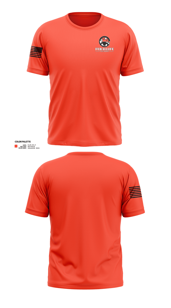 Short Sleeve Performance Shirt, Ferallife Guards, , Teamtime, Team time, sublimation, custom sports apparel, team uniforms, spirit wear, spiritwear, sports uniforms, custom shirts, team store, custom team store, fundraiser sports, apparel fundraiser
