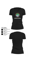 Outside Electrical 60730748 Women's Short Sleeve V-neck Shirt - 23