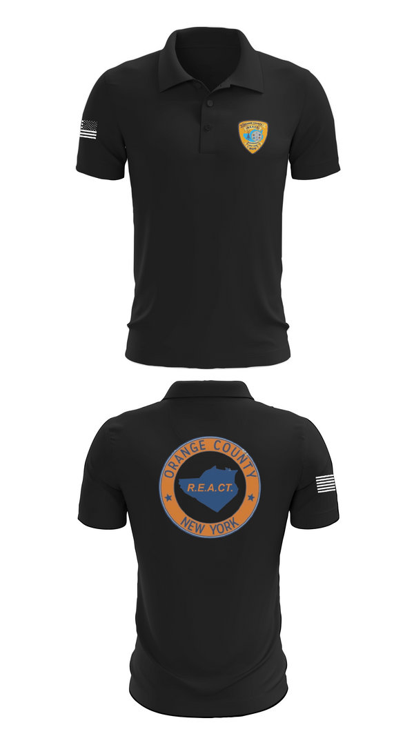 Short Sleeve Performance Polo, Orange County REACT, , Teamtime, Team time, sublimation, custom sports apparel, team uniforms, spirit wear, spiritwear, sports uniforms, custom shirts, team store, custom team store, fundraiser sports, apparel fundraiser