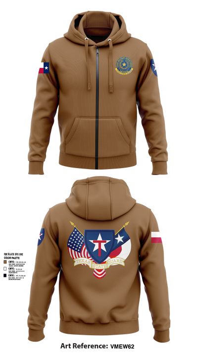 2BN, 3BDE TXSG 13145018 Zip Hoodie - 108
