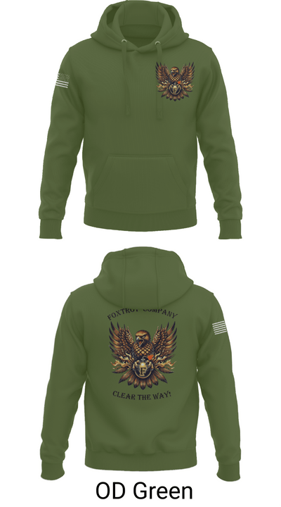 Foxtrot Company, 832nd OD BN 51500889 Hoodie - 58