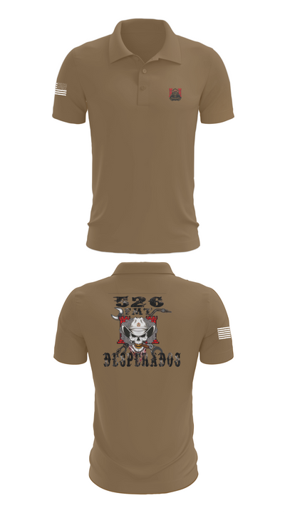 526th ECC Desperados FMT 5277023 Short Sleeve Performance Polo - 7