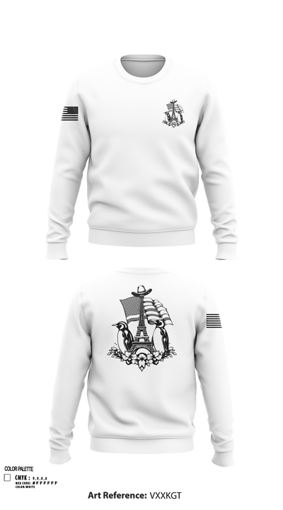 Paris Army Recruiting Station 19666894 Crew Neck Sweatshirt - 102 (1)