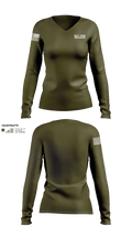 837 TRS Rhinos 90584880 Women's Long Sleeve V-neck Shirt - 3