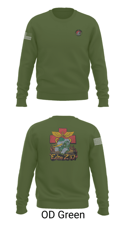 Echo Company 232nd battalion 37509624 Crew Neck Sweatshirt - 45