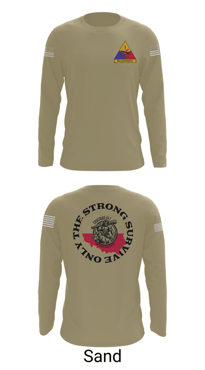 261st BSC CAVEMAN PLT 28746409 Long Sleeve Performance Shirt 86