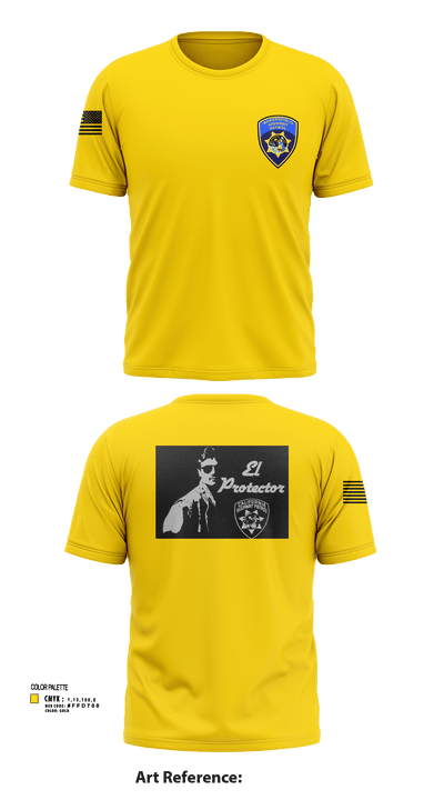 California Highway Patrol 18919595 Short Sleeve Performance Shirt - 102