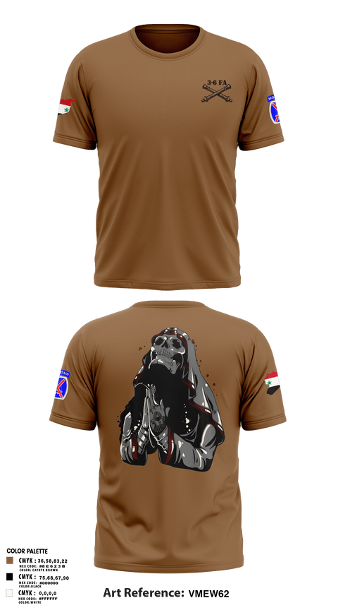 Short Sleeve Performance Shirt, 3-6 FA, Army, Teamtime, Team time, sublimation, custom sports apparel, team uniforms, spirit wear, spiritwear, sports uniforms, custom shirts, team store, custom team store, fundraiser sports, apparel fundraiser