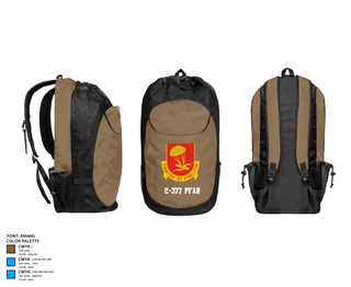 Gear Bag, 2-377 PFAR, Army, Teamtime, Team time, sublimation, custom sports apparel, team uniforms, spirit wear, spiritwear, sports uniforms, custom shirts, team store, custom team store, fundraiser sports, apparel fundraiser