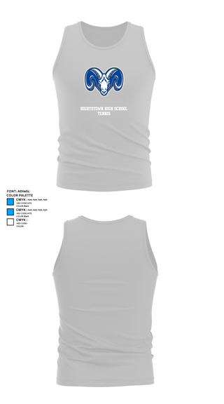 Tank Top, Hightstown High School Tennis, Tennis, Teamtime, Team time, sublimation, custom sports apparel, team uniforms, spirit wear, spiritwear, sports uniforms, custom shirts, team store, custom team store, fundraiser sports, apparel fundraiser