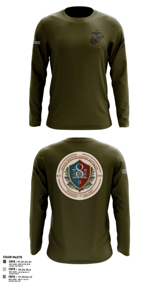 Long Sleeve Performance Shirt, 8th ESB Charlie Co., , Teamtime, Team time, sublimation, custom sports apparel, team uniforms, spirit wear, spiritwear, sports uniforms, custom shirts, team store, custom team store, fundraiser sports, apparel fundraiser