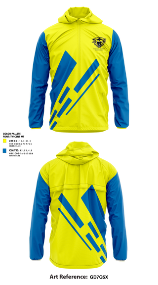 Windbreaker, Battle Creek Central Bearcats Flag Football, Track & Field, Teamtime, Team time, sublimation, custom sports apparel, team uniforms, spirit wear, spiritwear, sports uniforms, custom shirts, team store, custom team store, fundraiser sports, apparel fundraiser