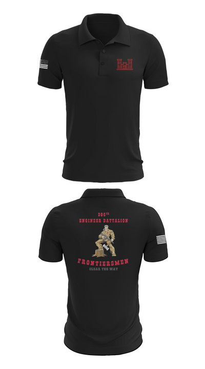 206th EN BN 40191270 Short Sleeve Performance Polo - 27