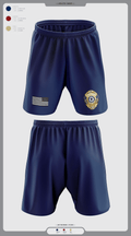 Tolland Police Department 15445764 Athletic Shorts With Pockets - 1