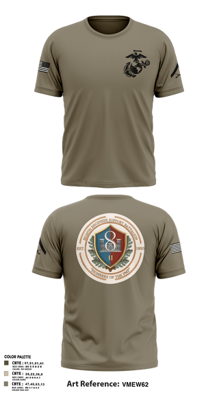 Short Sleeve Performance Shirt, 8th ESB Charlie Co., , Teamtime, Team time, sublimation, custom sports apparel, team uniforms, spirit wear, spiritwear, sports uniforms, custom shirts, team store, custom team store, fundraiser sports, apparel fundraiser