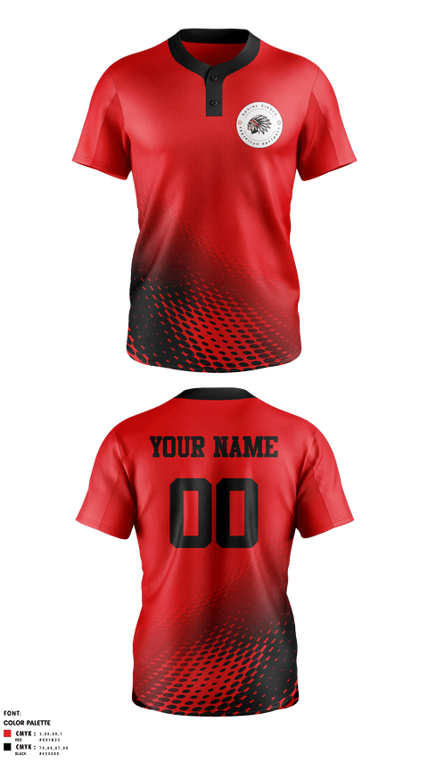 Two Button Softball Jersey, Social Circle Middle School Softball, Softball, Teamtime, Team time, sublimation, custom sports apparel, team uniforms, spirit wear, spiritwear, sports uniforms, custom shirts, team store, custom team store, fundraiser sports, apparel fundraiser