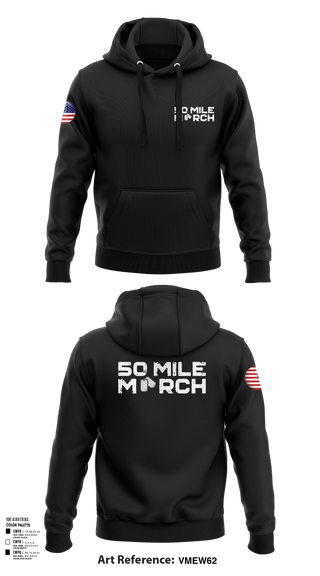Hoodie, 50 Mile March, , Teamtime, Team time, sublimation, custom sports apparel, team uniforms, spirit wear, spiritwear, sports uniforms, custom shirts, team store, custom team store, fundraiser sports, apparel fundraiser