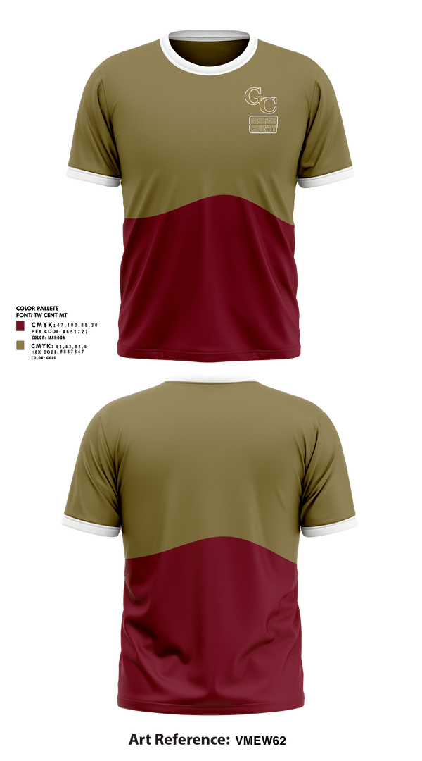 Short Sleeve Performance Shirt, George County Middle School Track and Field, Track & Field, Teamtime, Team time, sublimation, custom sports apparel, team uniforms, spirit wear, spiritwear, sports uniforms, custom shirts, team store, custom team store, fundraiser sports, apparel fundraiser