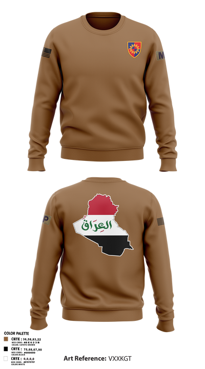 617th MP DET 12589196 Crew Neck Sweatshirt - 4