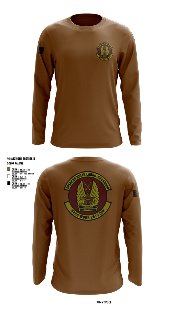 Long Sleeve Performance Shirt, Spencer Brian LaBrie Squadron, , Teamtime, Team time, sublimation, custom sports apparel, team uniforms, spirit wear, spiritwear, sports uniforms, custom shirts, team store, custom team store, fundraiser sports, apparel fundraiser