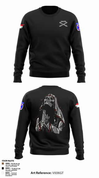 Crew Neck Sweatshirt, 3-6 FA, Army, Teamtime, Team time, sublimation, custom sports apparel, team uniforms, spirit wear, spiritwear, sports uniforms, custom shirts, team store, custom team store, fundraiser sports, apparel fundraiser