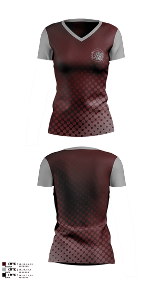 Womens Short Sleeve Vneck Shirt, Amherst Lancers Tennis, Tennis, Teamtime, Team time, sublimation, custom sports apparel, team uniforms, spirit wear, spiritwear, sports uniforms, custom shirts, team store, custom team store, fundraiser sports, apparel fundraiser