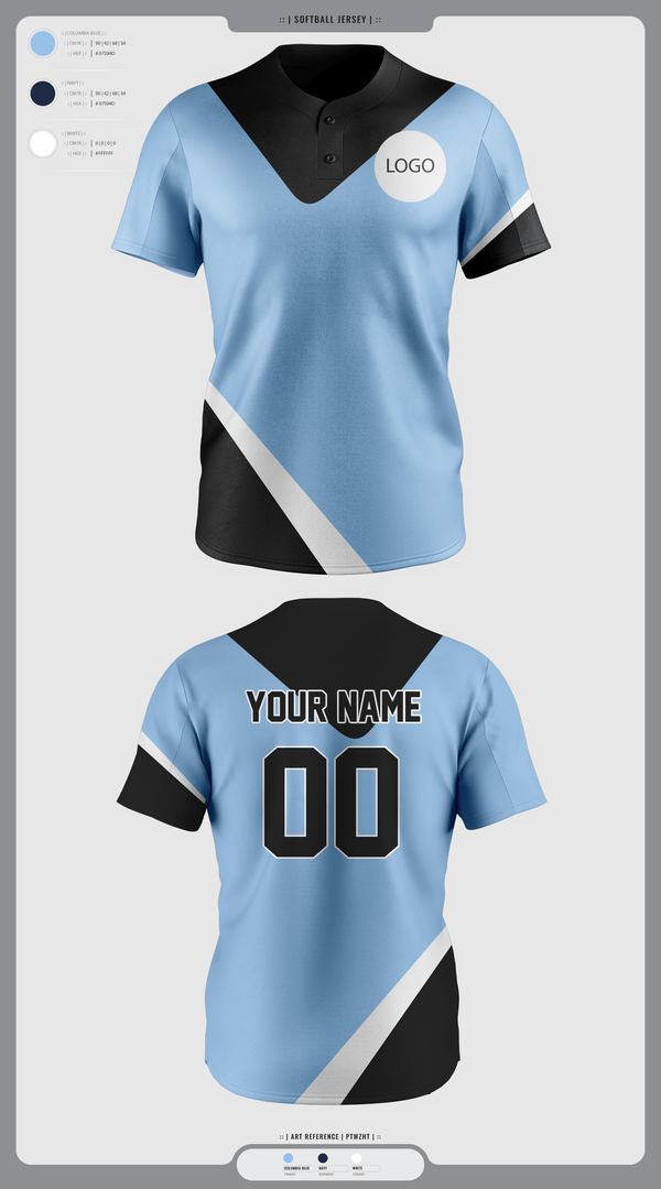 Two Button Softball Jersey, Arroyo Knights Softball, Softball, Teamtime, Team time, sublimation, custom sports apparel, team uniforms, spirit wear, spiritwear, sports uniforms, custom shirts, team store, custom team store, fundraiser sports, apparel fundraiser