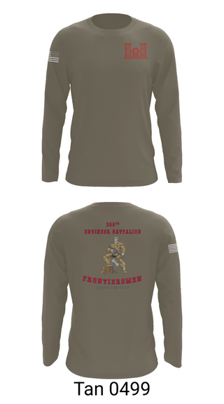 Long Sleeve Performance Shirt, 206th EN BN, , Teamtime, Team time, sublimation, custom sports apparel, team uniforms, spirit wear, spiritwear, sports uniforms, custom shirts, team store, custom team store, fundraiser sports, apparel fundraiser