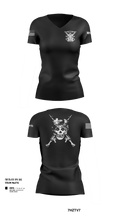 40th Military Police 36326836 Women's Short Sleeve V-neck Shirt - 33
