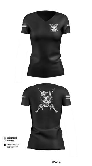 Womens Short Sleeve Vneck Shirt, 40th Military Police, , Teamtime, Team time, sublimation, custom sports apparel, team uniforms, spirit wear, spiritwear, sports uniforms, custom shirts, team store, custom team store, fundraiser sports, apparel fundraiser